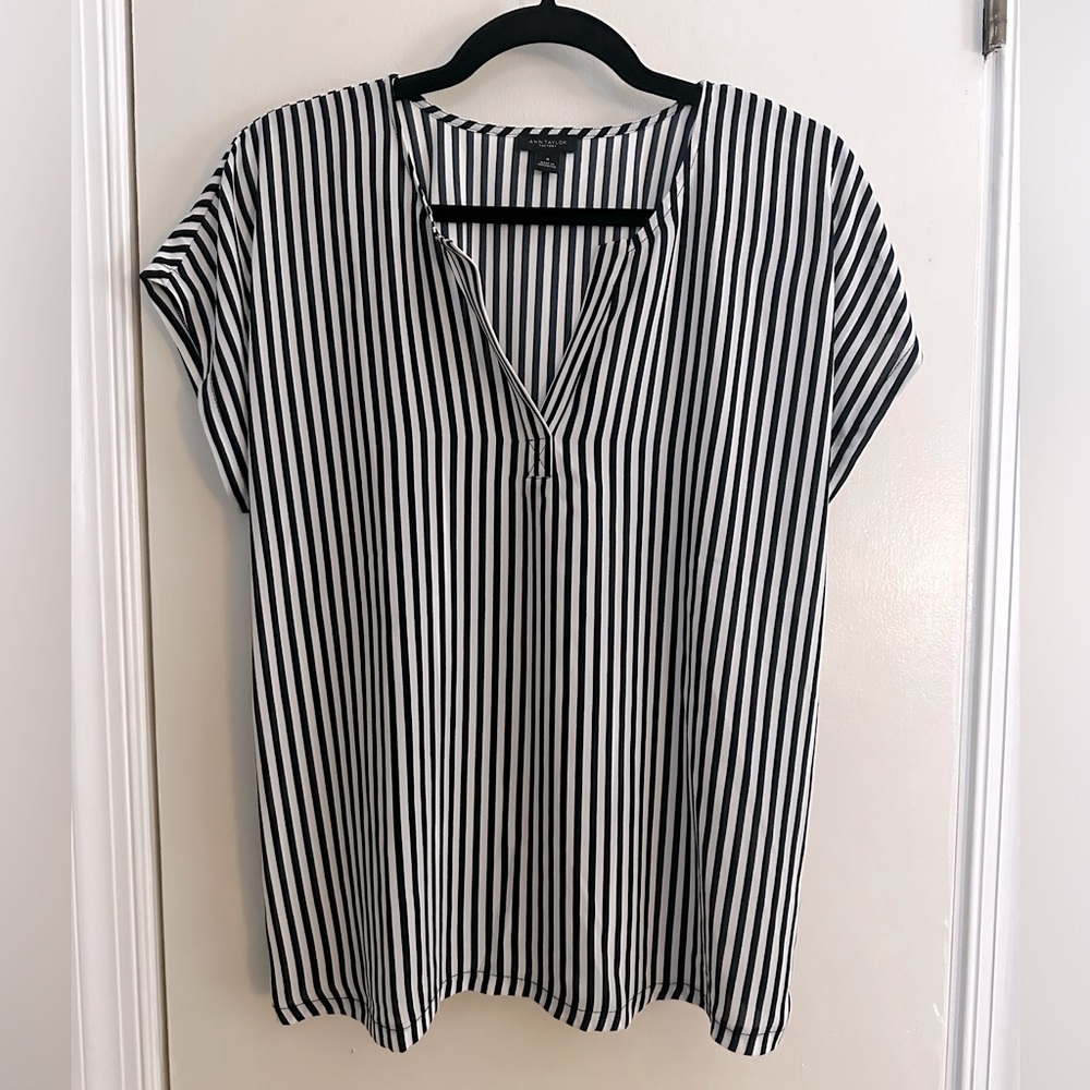 Ann Taylor Factory Striped Blouse